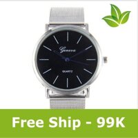 [LUCID] Đồng hồ Nam Dây lưới sắt Geneva