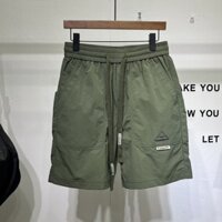 【luckin men's】quần đùi nam，quần túi hộp，quần nam，quần ống suông，quần đen，quần short nam，quần ngố nam，quần bigsize，quần thể thao，Quần Short Thể Thao Màu Sắc Đơn Giản Phong Cách Hàn Quốc Cho Nam，xanh，đen，đồ bộ nam，thời trang nam