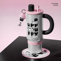 [Lucky] Cốc giữ nhiệt bằng thép không gỉ 316 dung tích lớn Nắp cốc uống nước đôi Hộp lọc trà chống rò rỉ kín có tay cầm Bình giữ nhiệt Bình nước giữ nhiệt 1200ml