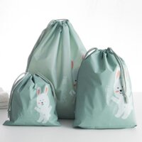 Lucky-G 3pcs Waterproof Storage Lanyard Bags Travel Underwear Storage Drawstring Bag Organizer - intl