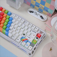 Lucky Keycap Cherry Profile Chất liệu PBT thăng hoa cầu vồng đơn giản cho bàn phím cơ MX 60 / 68 / 75 / 84 / 87 / 102 / 108