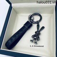 Lucky Rabbit Xe Móc Khóa Mặt Dây Chuyền Nam Nữ Cặp Đôi Tùy Chỉnh Tinh Tế Audi Volkswagen Benz BMW Móc Khóa