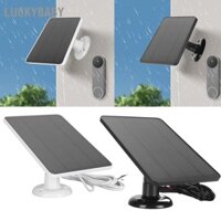 LUCKYBABY Bộ sạc bảng điều khiển năng lượng mặt trời cho camera Google Nest Bảng gắn có thể chỉnh với cáp 9 8ft chuông cửa 3 4plus video 2 3+
