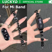 Luckyd Dây đeo cổ tay kim loại hình HelloKitty dễ thương cho Xiaomi band 9 8 7 6 5 4 3 NFC / 9 Pro / 8 Pro / Redmi watch 5 4 3 Active, dây đeo đồng hồ thông minh kim loại 22mm cho phụ kiện Mi watch S4 S3 S2 S1