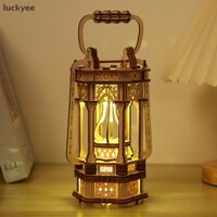 Luckyew 3D Gỗ Xếp Hình DIY Xoay Vintage Đèn Lồng Đèn Ngủ Hoạt Động Thực Hành Để Bàn Trang Trí Đồ Chơi Sáng Tạo Cho Trẻ Em TQ