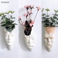 Luckyew Nhân Vật Nhựa Chậu Hoa Treo Tường Nhựa Cho s Điêu Khắc Nhựa Thú Vị Chậu Trồng Chậu Cây Trang Trí Chậu Cây Mặt Người Hình Tượng Vườn Chậu Hoa Độc Đáo Nhựa