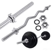 LUCKYLIKIE Dumbbell with Metal Handles, Encased Weights Dumbbells Set for Muscle Toning, Full Body Workout, Home Gym Dumbbells