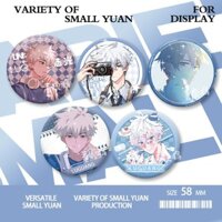 Luguang Sinh Nhật Thanh Haw Timeman Laser Huy Hiệu Trâm Tinplate Thung lũng Quạt Ngoại Vi Ba Lô Đồ Trang Trí 2.14