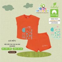 [LULLABY 2022] Bộ Cộc tay bé gái cotton NH303M (Sz 6/12m-4y)