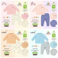 LULLABY - Bộ cài giữa Lullaby vải petit mềm mát cho bé trai/bé gái