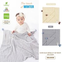 Lullaby Chăn quả bông kt 80x90cm NHL332M chất len đắp bé sơ sinh thu đông ấm áp
