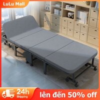 LuLu Giường Gấp Văn Phòng Có Bánh Xe Giường Ngủ Gấp Xếp Gọn Thông Minh