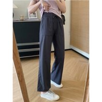 Lululemon Summer Magic Pants pull-on Lightweight Quick-Drying Wide Leg Straight Thin Pants Slim Fit