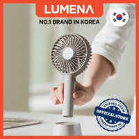LUMENA Fan Pro 4 Rechargeable 2800mAh Quiet Mini White Gray Pink Black Color with Cradle stand