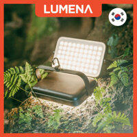 LUMENA PLUS 2 LED Camping Lantern Outdoor Rechargeable Portable Beige Gray Color 3k Lumen 20000mAh