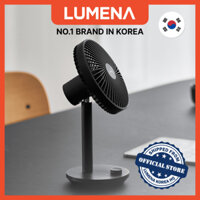 LUMENA Stand 4 Fan Rechargeable Portable Wireless Cooling 5000mAh White Green Black Color In and Outdoor