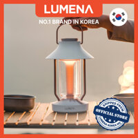LUMENA THE CLASSIC Lantern 9600mAh Rechargeable White Brown Device In and Outdoor Use 100hours use