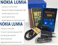 LUMIA 520 fullbox Windows Phone