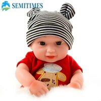 Lunaedge Búp bê trẻ sơ sinh, Búp bê trẻ mới biết đi cảm ứng mềm mại thực sự, Đồ chơi búp bê sơ sinh Quần áo đầy màu sắc sống động như thật Silicone Búp bê tái sinh Quà tặng sinh nhật cho bé gái