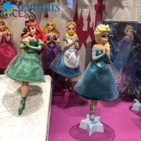 Lunaedge Công Chúa 3D Mẫu Bút Bi, Bạch Tuyết Aurora Frozen Elsa Signature Pen, Mới Lạ Đa Năng Cinderella Bella Rapunzel Viết Bút Sinh Viên