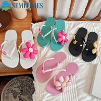 Lunaedge Dép ngọt ngào Nữ, Dây đeo màu kẹo nhẹ Dép xỏ ngón hoa đi biển, Giày đi biển chống thấm nước thoải mái chống trượt tại nhà Dép đi biển hàng ngày