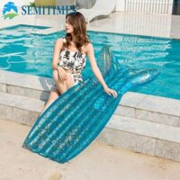 Lunaedge Sequins Nệm Không Khí Đuôi Nàng Tiên Cá, Bể Bơi Thể Thao Nước PVC Giường Nổi, Hàng Nổi Bơm Hơi Tương Tác Nàng Tiên Cá Võng Nước Nổi Cung Cấp Tiệc