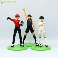 Lunanov Captain Tsubasa Hình, Đồ chơi mô hình Ozora Mô hình Hyuuga Kojirou, Tượng đồ chơi trẻ em PVC Trang trí búp bê Wakabayashi Genzou Hình người hâm mộ Quà tặng