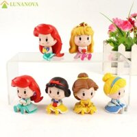 Lunanov Công Chúa Nhân Vật Hành Động Lọ Lem Nàng Tiên Cá Nhân Vật Hoạt Hình Đồ Chơi PVC Để Bàn Trang Trí Sưu Tập Anime Nhân Vật