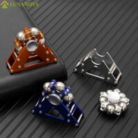 Lunanov Đầu ngón tay Con quay hồi chuyển cơ khí, Tam giác Cối xay gió Tay quay Bánh xe đu quay, Tập trung ADHD Dụng cụ con lắc đôi Quay hàng đầu Kim loại đu quay hồi chuyển bánh xe người lớn