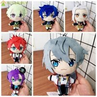 Lunanov Ensemble Stars Đồ chơi sang trọng, Ran Nagisa Saegusa Ibara Shiina Niki Doll, Ba lô Himeru Ayase Phim hoạt hình 15cm Amagi Rinne Túi nhồi bông Mặt dây chuyền