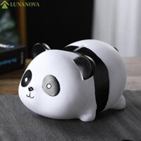 Lunanov Gấu Trúc Heo Đất, Mô Hình Trang Trí Hộp Tiết Kiệm Tiền Gấu Trúc, Tiết Kiệm Ngân Hàng Xe Tăng An Toàn Có Thể Mở Được Kid Money Bank Phòng Ngủ Den Dresser