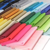 Lunazap 8 Cái / bộ Vải Cotton Màu Trơn, Vải May Twill Chắp Vá, Đa Năng Mềm Mại DIY Handmade Quần Áo Vải May
