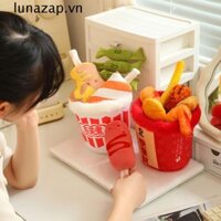 Lunazap Cây nhồi bông nhồi bông, Thịt viên sống động như thật Cây trồng trong chậu Búp bê sang trọng, Giả vờ sáng tạo Nấu ăn Kawaii Nồi mềm Xiên Đồ chơi nhồi bông Quà tặng sinh nhật