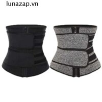 Lunazap Fitness Compression Shapewear, Size Lớn Nhiều Kích Cỡ Giảm Béo Body Shaper, Dây Thắt Lưng Thoải Mái Màu Trơn Bụng Eo Huấn Luyện Corset Sport