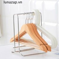 Lunazap Móc Treo Giá Treo, Dụng Cụ Sắp Xếp Lưu Trữ Móc Treo Bằng Thép Không Gỉ Dung Tích Lớn, Đế Ổn Định Sáng Tạo Xếp Chồng Kệ Móc Treo Quần Áo Người Lớn / Trẻ Em Móc Treo Quần Áo