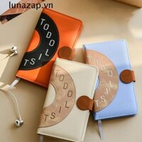 Lunazap Plan Record Book, Memo To Do List Công cụ lập kế hoạch hàng ngày, Công cụ lập kế hoạch khóa sổ tay A6 hiệu quả Notepad Office