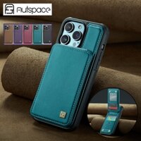 Lưng Bao Da Điện Thoại Dạng Ví Nắp Lật Nam Châm Có Ngăn Đựng Thẻ Chất Lượng Cao Cho iphone 14 13 12 11 pro max Ốp