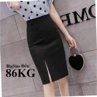 Lưng Chun - Chân Váy Bút Chì Xẻ Tà Trước Vải Thun Umi Cao cấp Dày, KHÔNG PHAI MÀU- KHÔNG BẮT BỤI- KHÔNG NHĂN- Có Bigsize