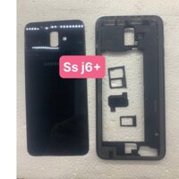 Lưng viền vỏ zin mới điện thoại sam sung j6+/ j6 plus kèm khay sim kính cam-sam sung