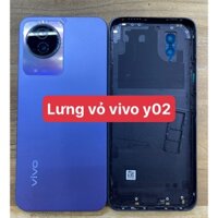 LƯNG+VỎ KO XƯƠNG +KÍNH CAMERA+KHAY SIM+PHÍM BẤM ĐIỆN THOẠI VIVO Y02 /RÁP MÁY CHUẨN
