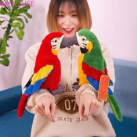 Lưng2 Thú Nhồi Bông Hình Con Vẹt Trang Trí Nhà Cửa