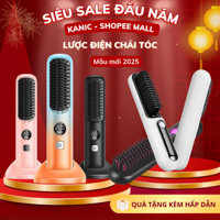 Lược chải tóc điện ion âm KANIC lược tạo kiểu, làm phồng tóc duỗi thẳng, bảo vệ tóc cao cấp với 50 triệu ion âm