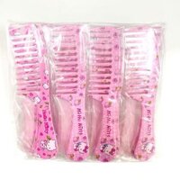 Lược chải tóc gỡ rối răng thưa Hello Kitty