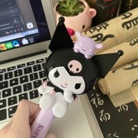 Lược Chải Tóc Mát Xa Có Đệm Khí Tay Cầm Hình Mèo Hello Kitty Cún kuromi Dễ Thương Nhỏ Gọn Có Gương Trang Điểm Cho Học Sinh