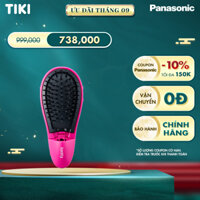 Lược chải tóc Panasonic ion nhỏ gọn EH-HE10VP421  Cho mái tóc bóng mượt mọi lúc, mọi nơi