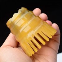 Lược chải tóc sừng bò tự nhiên Lược Massage chuyên dụng Bàn chải tóc Lược kinh tuyến chống tĩnh điện Dụng cụ cạo sừng bò