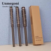 Lược Chải Tóc UNMEGONI Salon, Lông Nylon Lông Tơ Nổ Tóc Xoăn Bàn Chải Tóc Tròn, Uốn Tóc Thẳng Tạo Kiểu Nhanh Thiết Kế Nhẹ Bộ Lược Gốc Tóc Dụng Cụ Tạo Kiểu Du Lịch