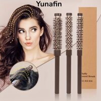 Lược chải tóc YUNAFIN Salon, Lược chải tóc tròn bằng Nylon tạo kiểu nhanh, Di động chuyên nghiệp Fluffy Bangs Tóc xoăn Thiết kế nhẹ Bàn chải tóc để chải lông hàng ngày