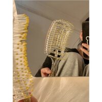 Lược CuộN Muỗi Sequins Trong Suốt, Lược Xương Sườn Dài Chuyên Dụng , Lược Đệm Hơi Túi Khí Massage Tạo Kiểu Bồng Bềnh