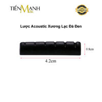Lược Đàn Guitar Acoustic Xương Lạc Đà Camel Bone - Nut Màu Đen